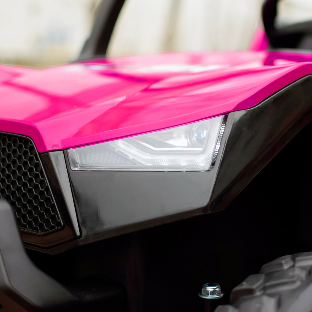 UTV electric pentru copii BJX1928, 400W, 24V, roz [9]