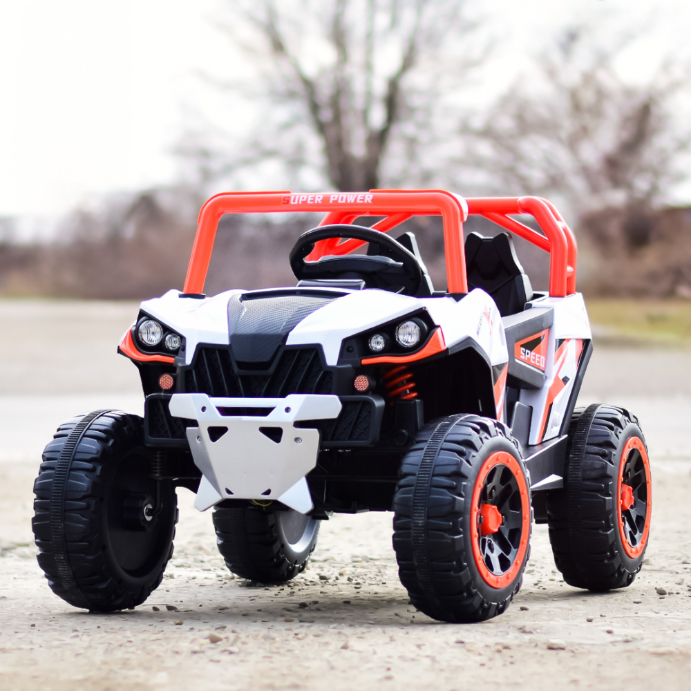UTV electric pentru copii 2-5 ani, Kinderauto RSR galben [4]