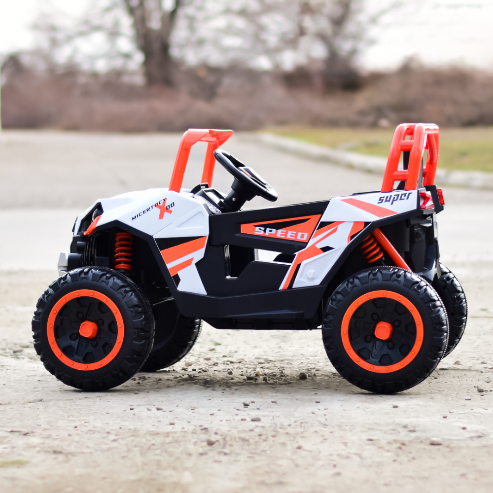 UTV electric pentru copii 2-5 ani, Kinderauto RSR galben [9]