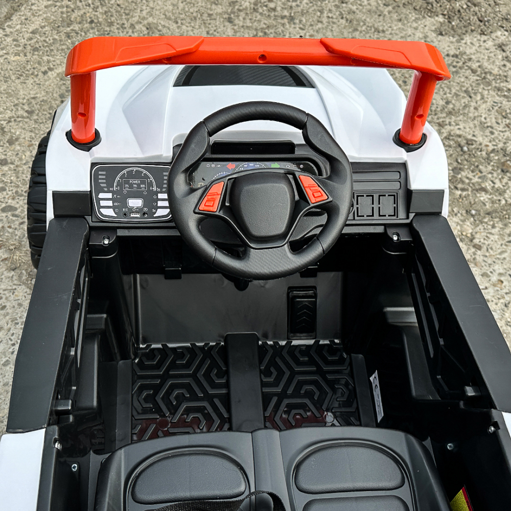 UTV electric pentru copii 2-5 ani, Kinderauto RSR galben [13]