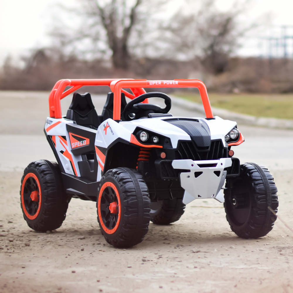 UTV electric pentru copii 2-5 ani, Kinderauto RSR galben [2]