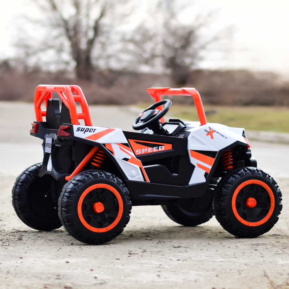 UTV electric pentru copii 2-5 ani, Kinderauto RSR galben [6]