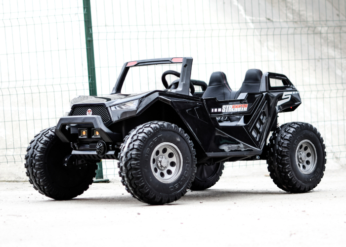 UTV electric copii BJX1928 4x4 300W 24V, negru [4]