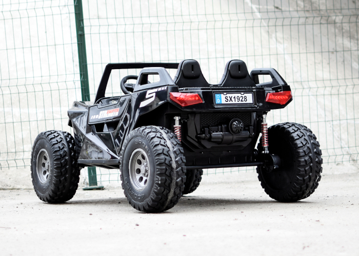 UTV electric copii BJX1928 4x4 300W 24V, negru [6]