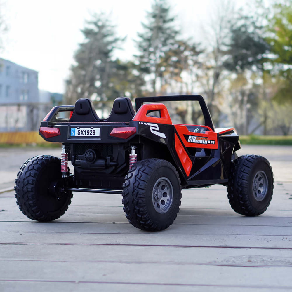 UTV electric pentru copii BJX1928, 300W, 24V, rosu [10]