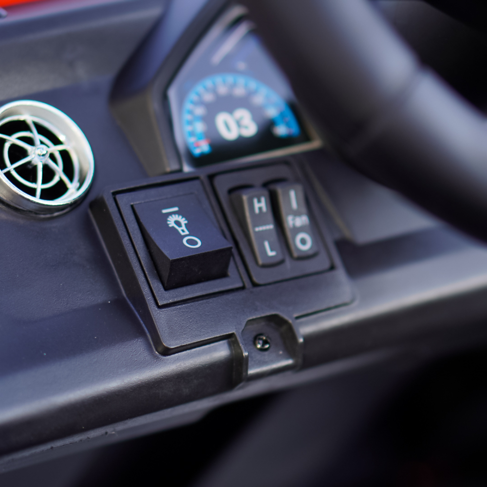 UTV electric pentru copii BJX1928, 300W, 24V, rosu [18]