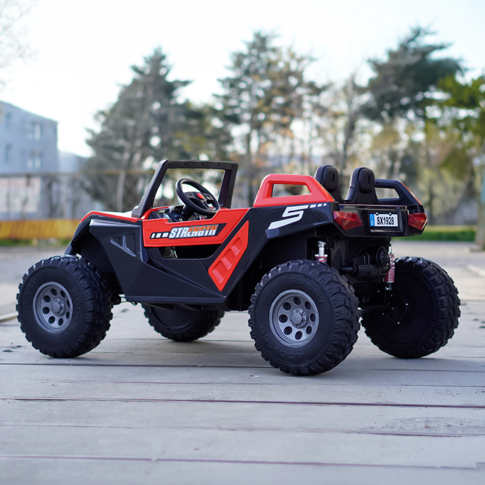 UTV electric pentru copii BJX1928, 300W, 24V, rosu [7]