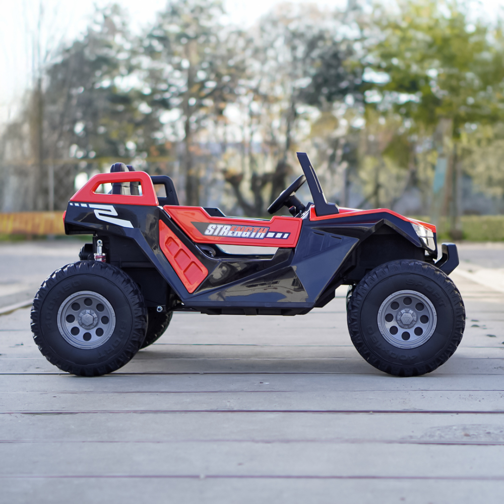 UTV electric pentru copii BJX1928, 300W, 24V, rosu [11]