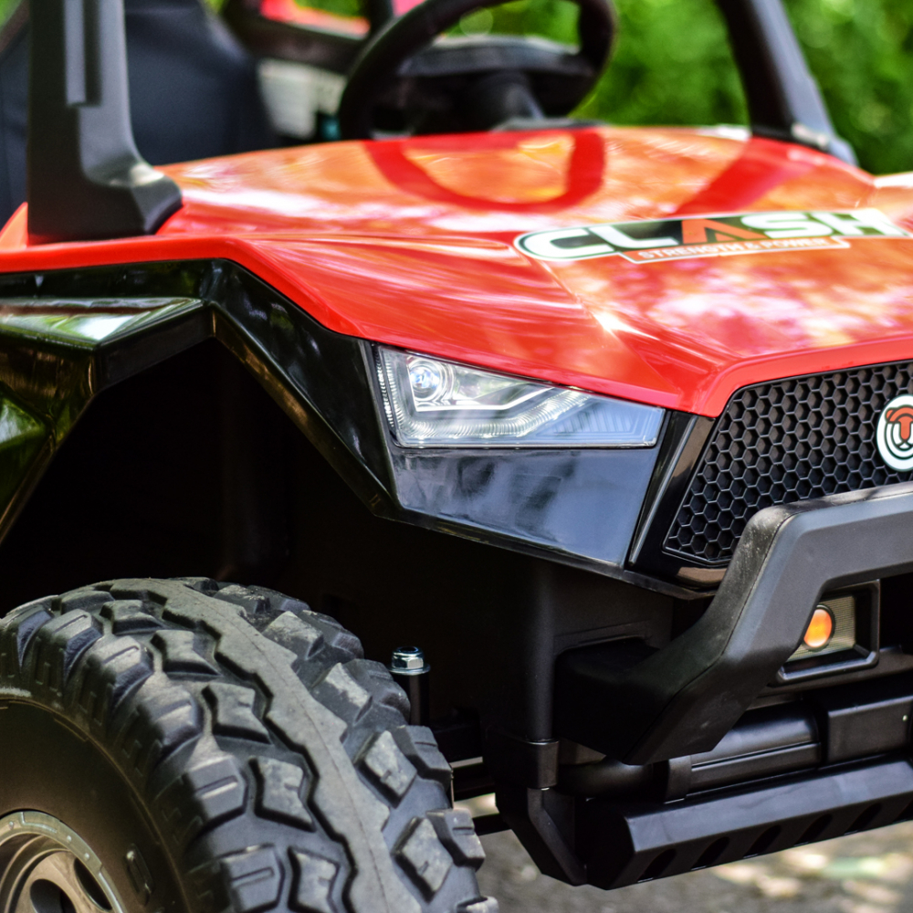 UTV electric pentru copii BJX1928, 300W, 24V, rosu [12]