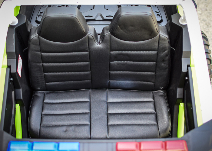 UTV electric de politie pentru copii XB2118, 4x4, 220W, 12V, verde [15]