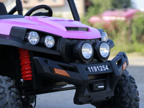 UTV electric Golf Kart pentru copii, roz, premium [6]