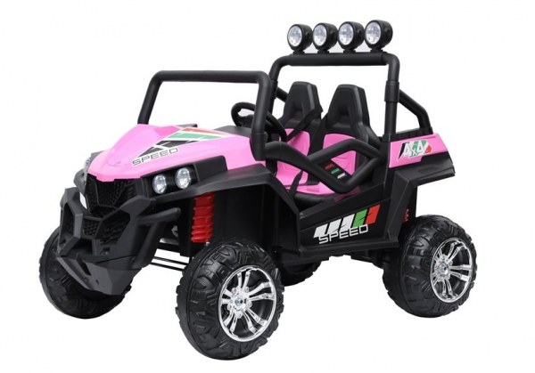 UTV electric pentru copii Golf-Kart S2588 180W PREMIUM #Roz [6]