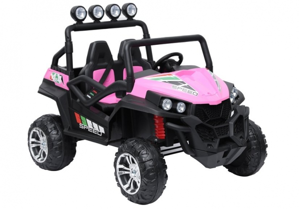 UTV electric pentru copii Golf-Kart S2588 180W PREMIUM #Roz [2]