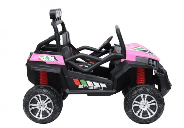 UTV electric pentru copii Golf-Kart S2588 180W PREMIUM #Roz [3]