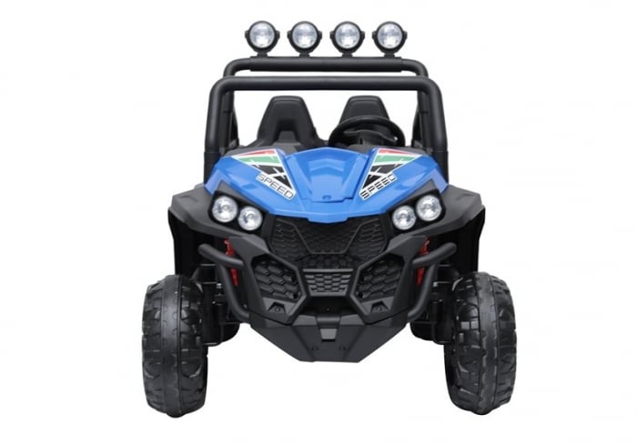 UTV electric pentru copii Golf-Kart S2588 180W PREMIUM #Albastru [5]