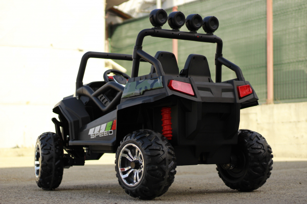 UTV electric pentru copii Golf-Kart S2588 180W PREMIUM #Verde [6]