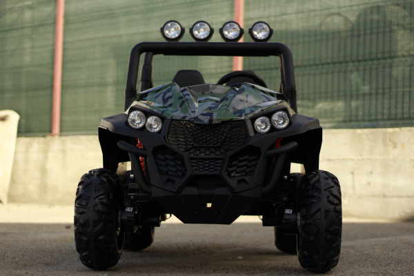 UTV electric pentru copii Golf-Kart S2588 180W PREMIUM #Verde [2]