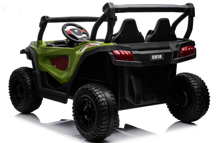 UTV electric pentru 2 copii Kinderauto Buggy-Truck 200W 12V, premium, culoare Army green [15]