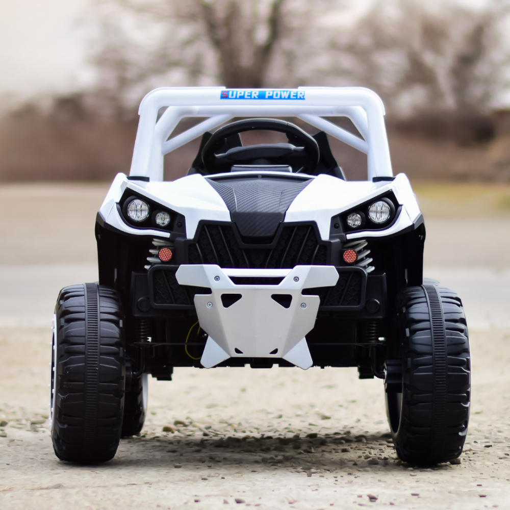UTV electric pentru copii, Kinderauto RSR, alb [3]