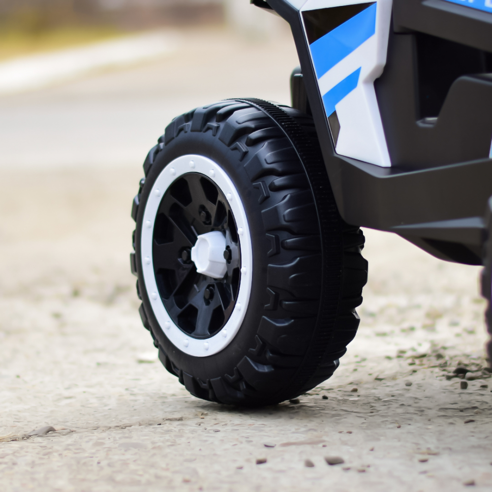 UTV electric pentru copii, Kinderauto RSR, alb [11]