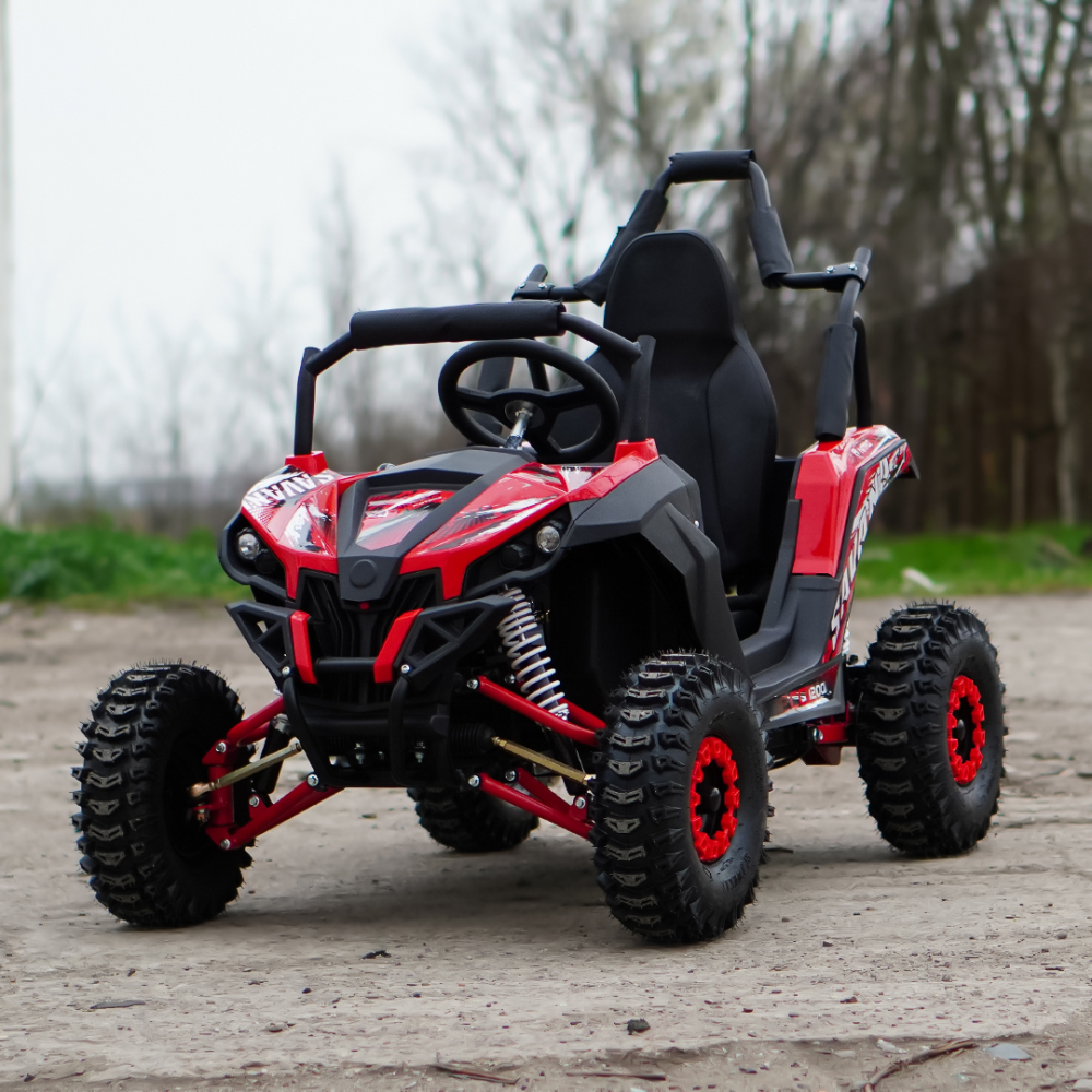 UTV electric pentru copii NITRO GoKid Savana 1200W 48V #Rosu [2]