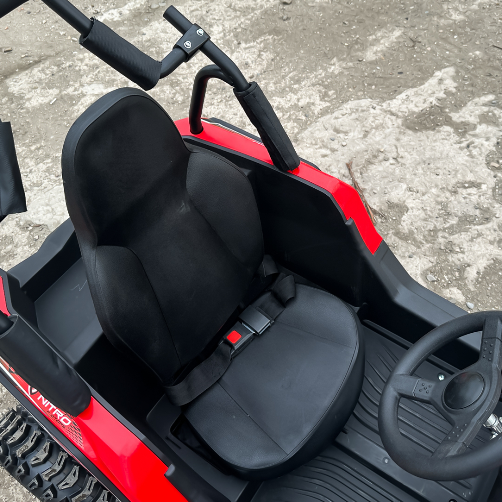 UTV electric pentru copii NITRO GoKid Savana 1200W 48V #Rosu [13]