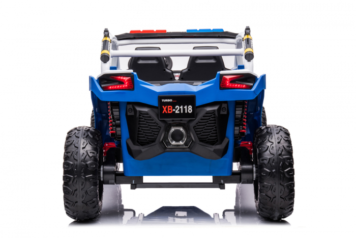 UTV electric copii Police XB2118, 4x4, 220W, 12V, albastru [17]