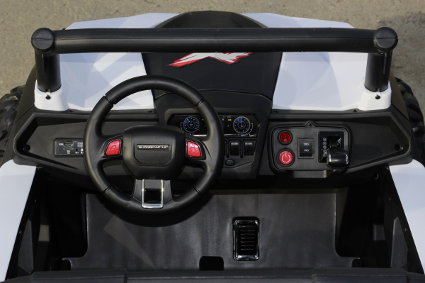 UTV electric Rocker Premium 4x4 140W 12V #Alb [6]