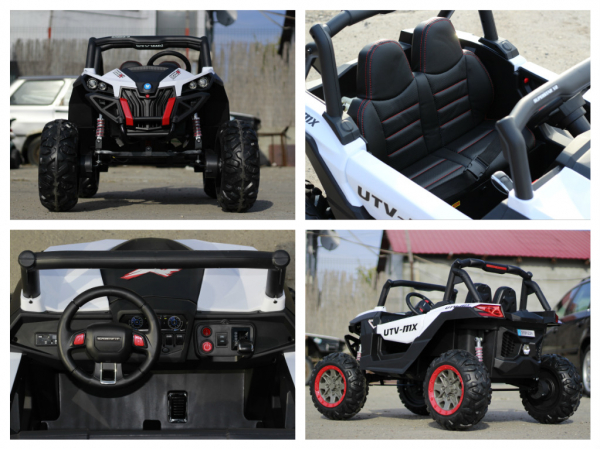 UTV electric Rocker Premium 4x4 140W 12V #Alb [9]