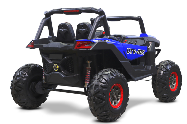 UTV electric pentru copii Rocker Premium 400W 24V #Albastru [4]