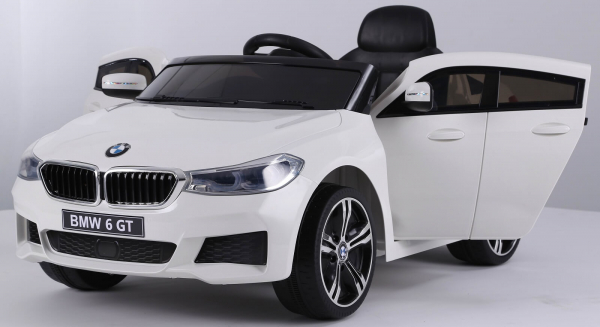 Masinuta electrica Bmw Seria 6 GT 60W 12V STANDARD #ALB [4]