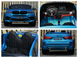 BMW X6M premium albastru pentru copii 2-8 ani [6]