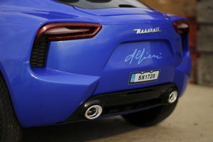Masinuta electrica copii Maserati Alfieri, albastra [3]