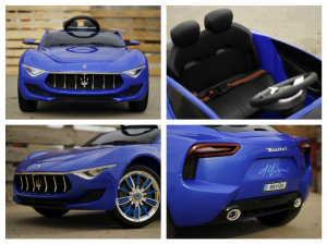 Masinuta electrica copii Maserati Alfieri, albastra [5]