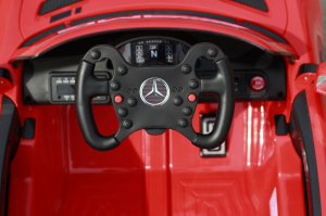 Masinuta copii electrica Mercedes GT-R AMG, rosie, 2x25W [5]