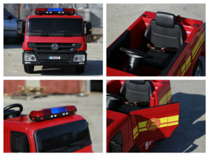 Masinuta electrica de pompieri pentru copii 2-6 ani [14]