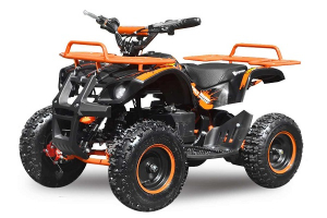 ATV & UTV Electrice - Mini ATV Electric Eco Torino Deluxe 1000W 48V cu 3 Trepte de Viteza #Portocaliu