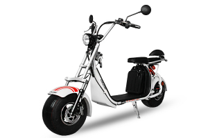 Trotinete & Biciclete Electrice - Scuter electric NITRO Eco Cruzer S10 1500W 60V Old School #Alb