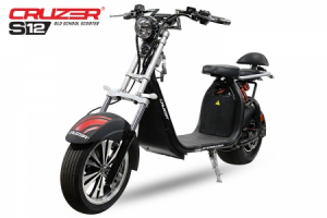 Trotinete & Biciclete Electrice - Scuter electric NITRO Eco Cruzer S12 1500W 60V Old School #Grey