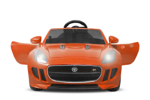 Masinuta electrica copii Jaguar F Type, portocaliu [2]