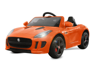 Masinuta electrica copii Jaguar F Type, portocaliu [0]