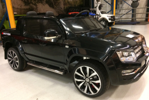 Masinuta electrica copii VW Amarok Pickup neagra [2]