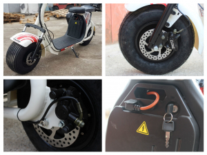 Scuter electric NITRO Eco Cruzer 1000W 60V + Accesorii #Alb [8]