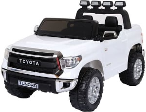 Masinute electrice - Masinuta electrica pentru copii Toyota Tundra, alba