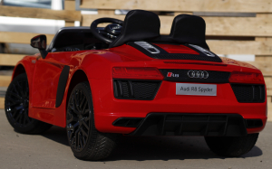 Masinuta electrica pentru copii rosie Audi R8 Spyder [5]