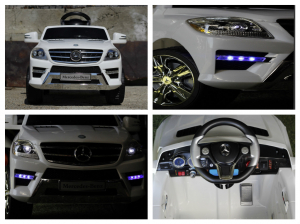 Masinuta electrica Mercedes ML350, alba pentru 2-4 ani [8]