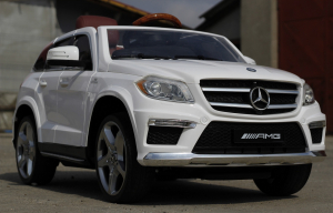 Masinuta electrica pentru copii Mercedes GL63, alba [2]