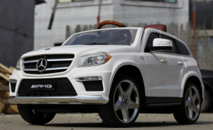 Masinuta electrica pentru copii Mercedes GL63, alba [3]