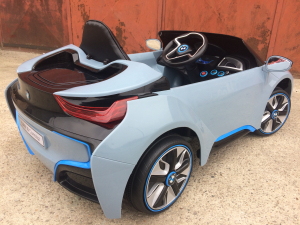 Masinuta electrica copii 2-7 ani BMW i8, albastru [3]