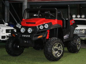 UTV electric pentru copii 2-8 ani, premium, rosu [2]